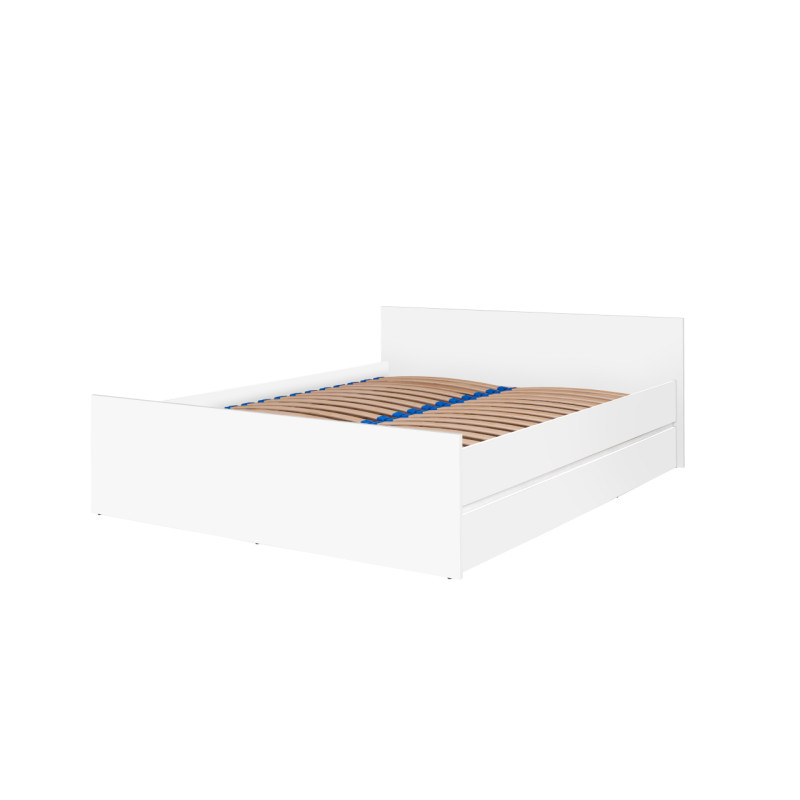 Łóżko podwójne 160x200 cm, łóżko dwuosobowe do sypialni - COSMO C16