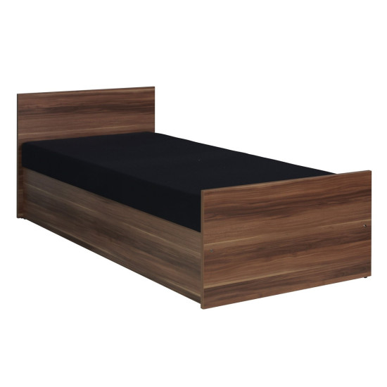 łóżko pojedyncze młodzieżowe z materacem i pojemnikiem na pościel 85 x 206 cm P08